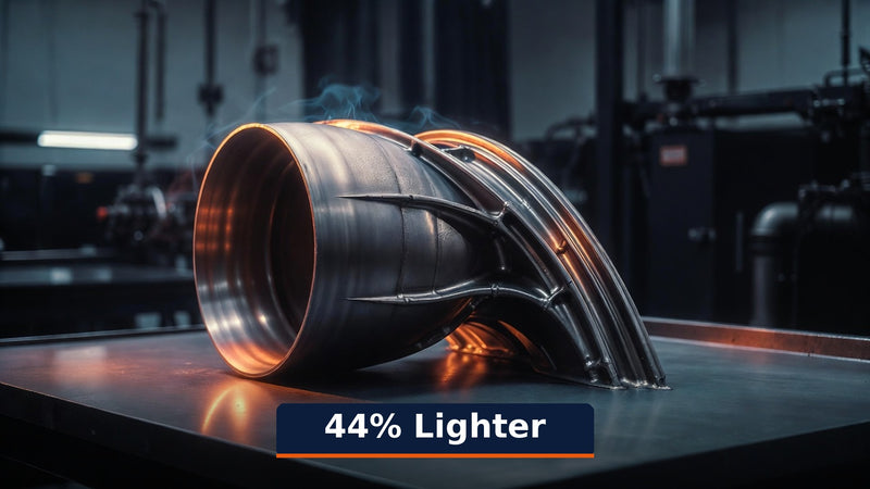 Skyrora titanium hot-fire cover with 44% Lighter title