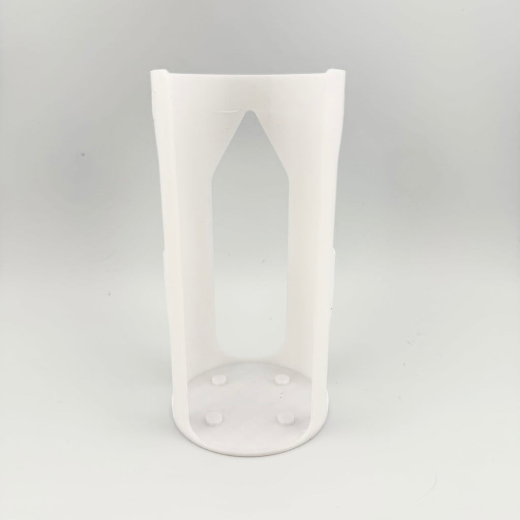 Petri Dish Holder for 90 mm Plates, 13-Plate Vertical Storage Organizer for Lab Benches, White Laboratory Rack, Fits Standard 90x15 mm Culture Dishes