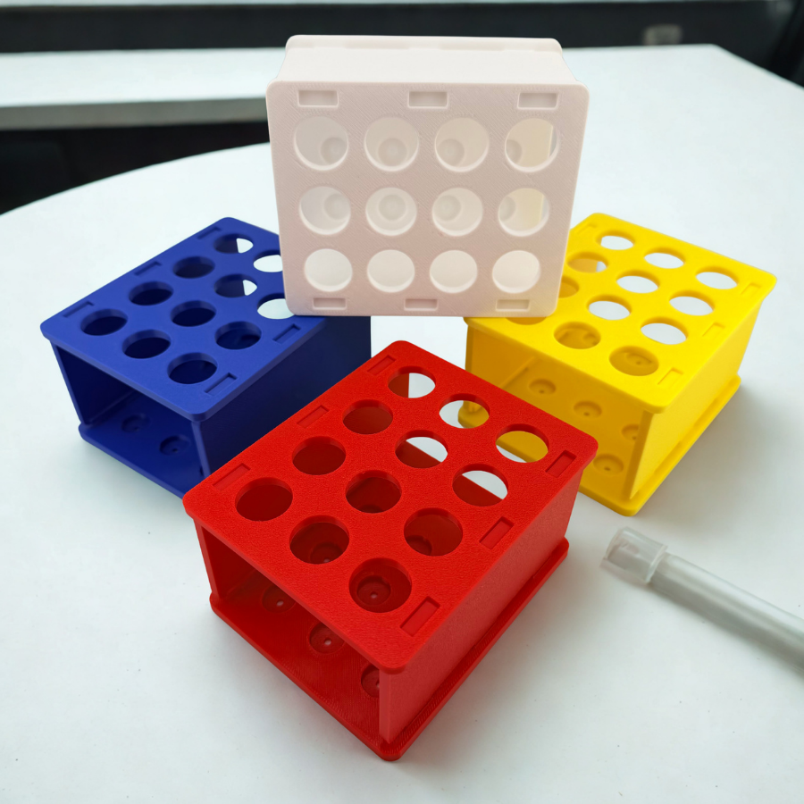 Test Tube Rack 4 Pack for 15 mL Conical Centrifuge Tubes, 12 Well Stands