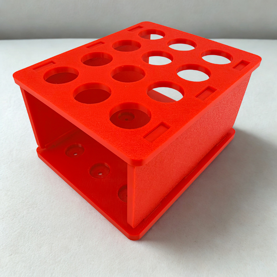 Test Tube Rack 4 Pack for 15 mL Conical Centrifuge Tubes, 12 Well Stands