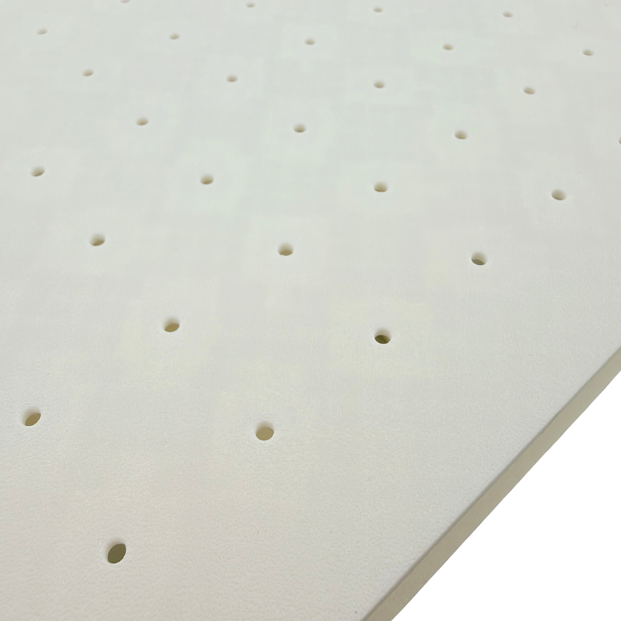 15mL Conical Centrifuge Tube Rack, 100 Place 10x10 Alphanumeric Grid with Drain Holes | White, Made in USA