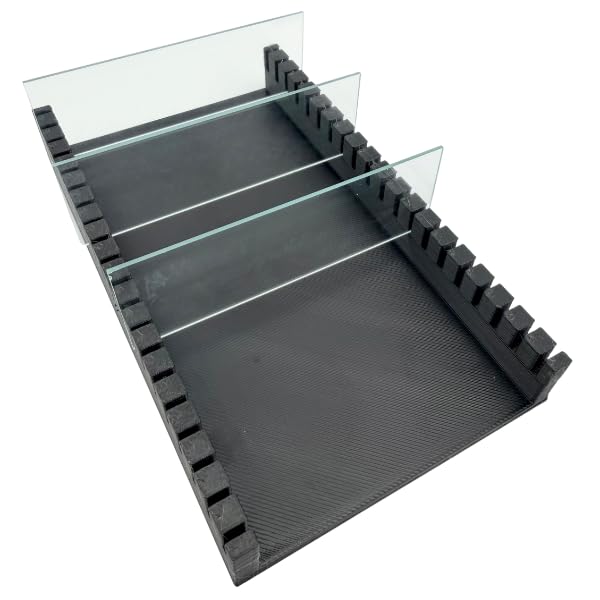 Microscope Slide Holder, 20-Position Vertical Storage Stand for 25x75 mm Slides | Made in USA