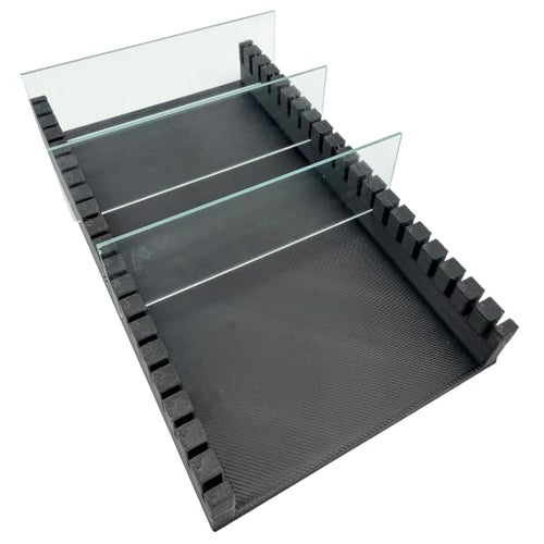 Microscope Slide Holder, 20-Position Vertical Storage Stand for 25x75 mm Slides | Made in USA