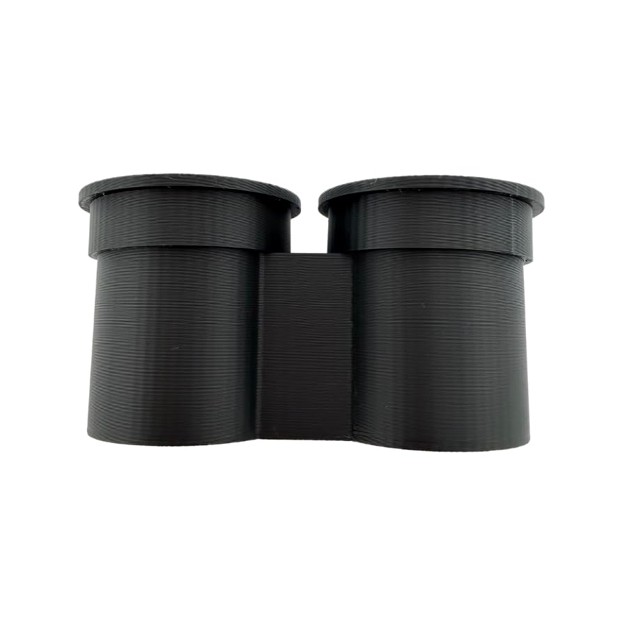 Dual Microscope Objective Lens Case with Protective Caps