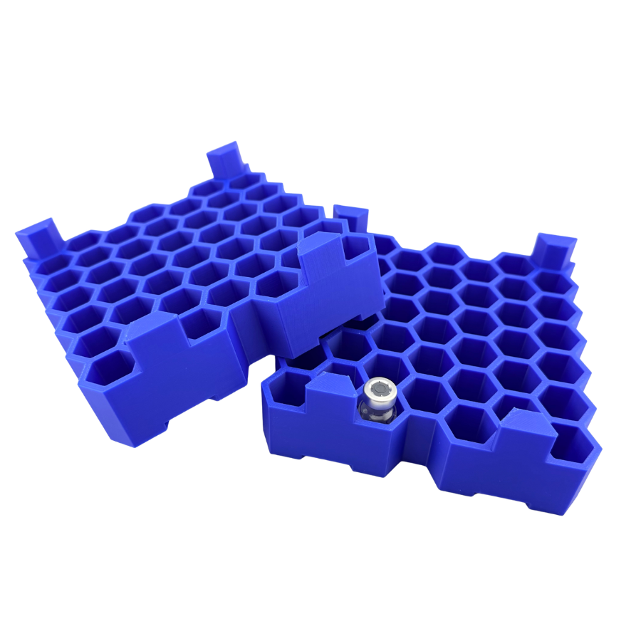 Peptide Vial Storage Case Rack | 84-Slot 2-Pack | USA Made