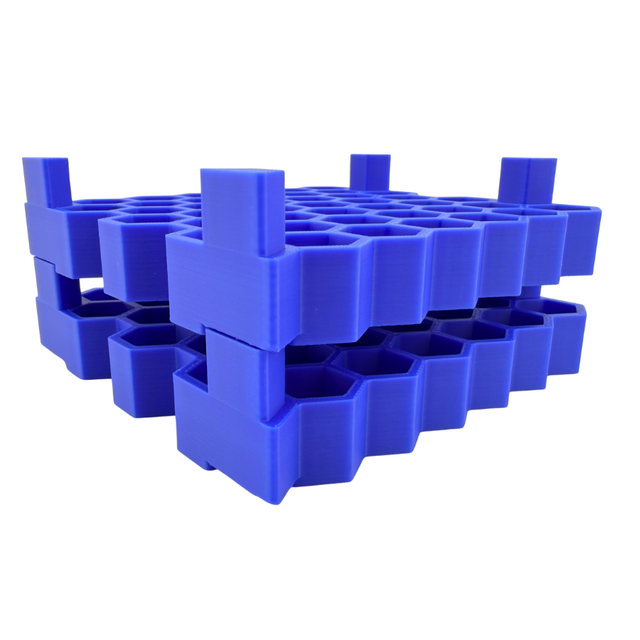 Peptide Vial Storage Case Rack | 84-Slot 2-Pack | USA Made