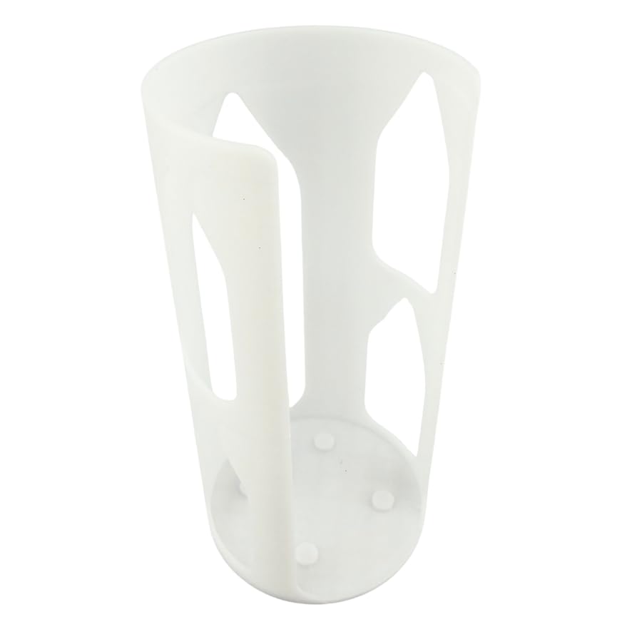 Petri Dish Holder for 90 mm Plates, 13-Plate Vertical Storage Organizer for Lab Benches, White Laboratory Rack, Fits Standard 90x15 mm Culture Dishes