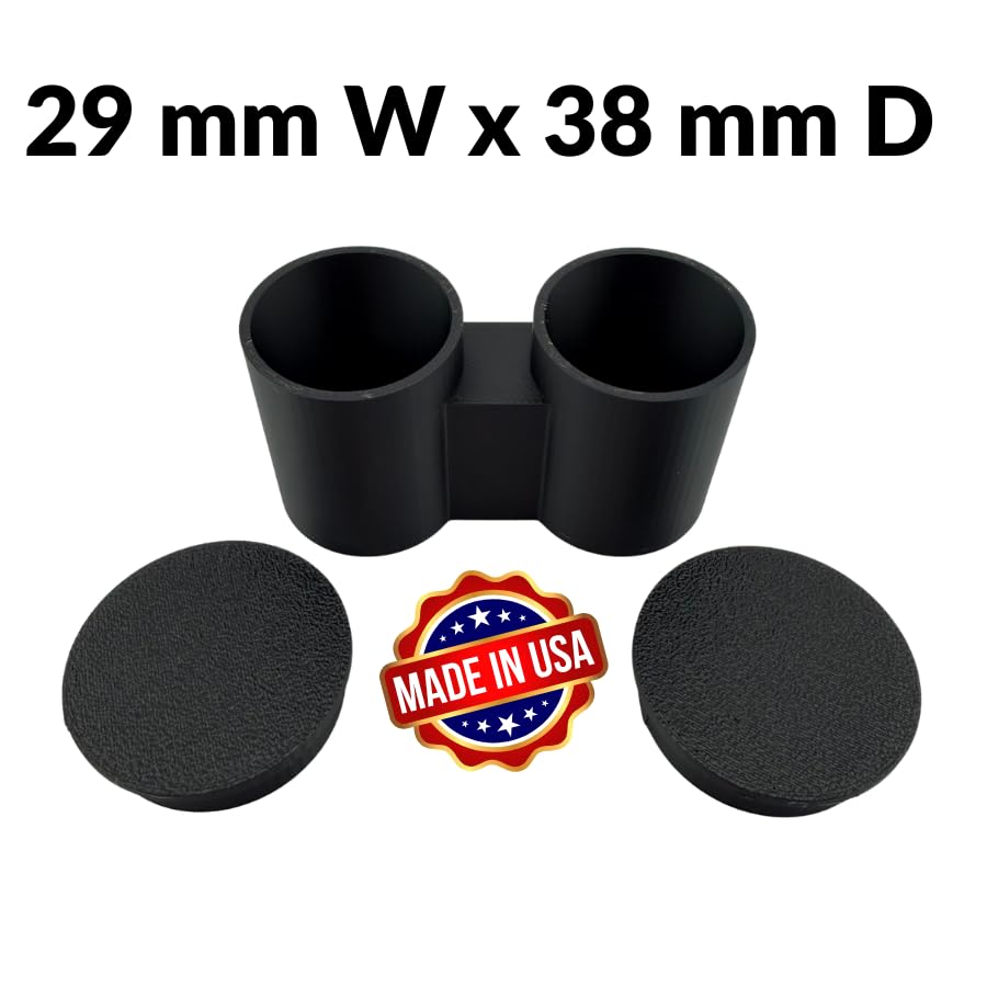 Dual Microscope Objective Lens Case with Protective Caps