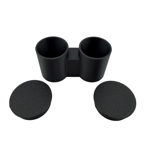 Dual Microscope Objective Lens Case with Protective Caps