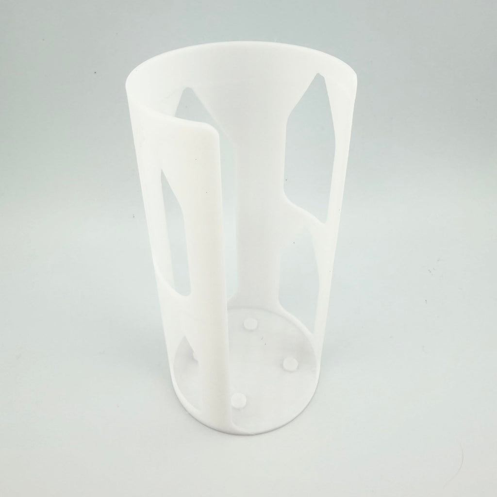 Petri Dish Holder for 90 mm Plates, 13-Plate Vertical Storage Organizer for Lab Benches, White Laboratory Rack, Fits Standard 90x15 mm Culture Dishes