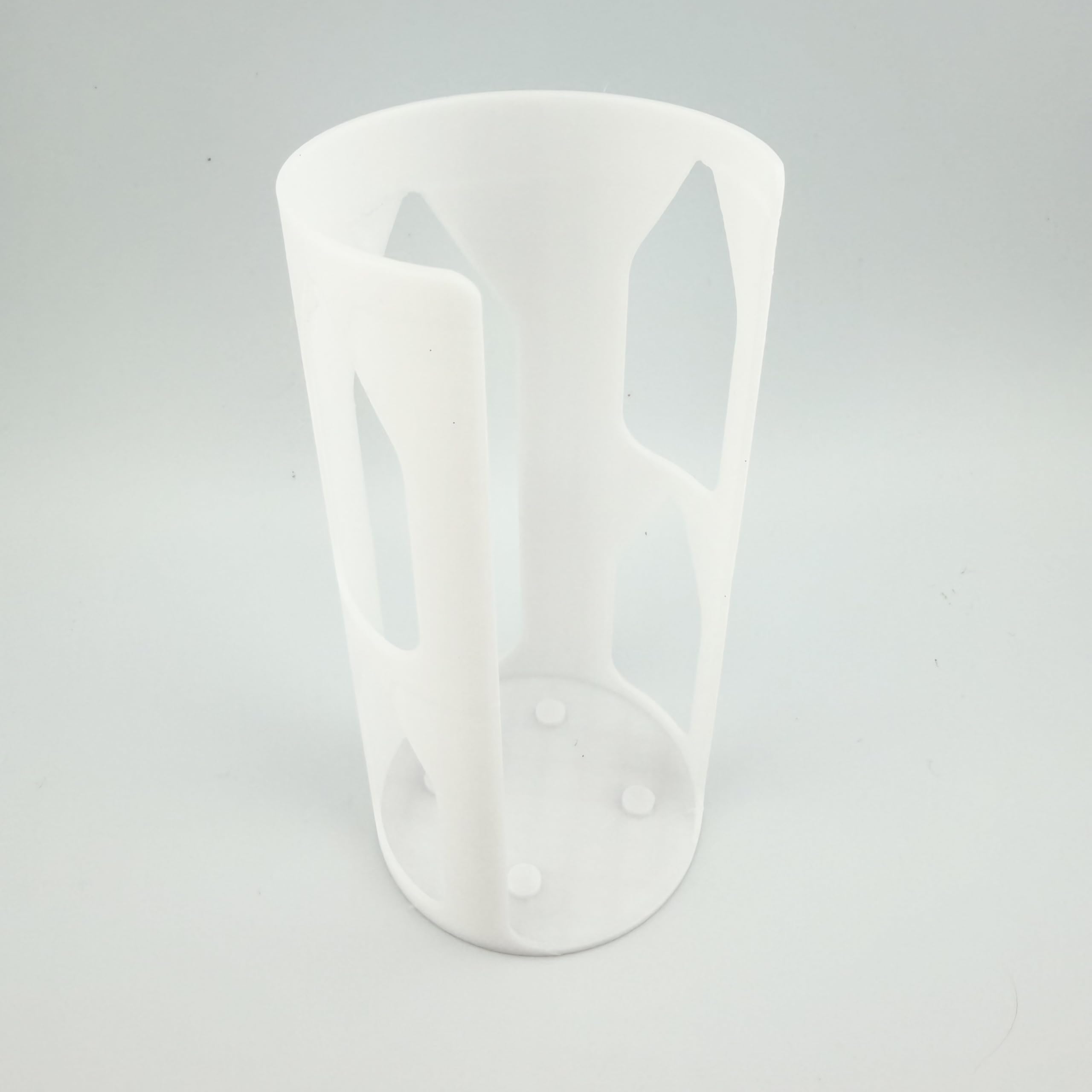 Petri Dish Holder for 90 mm Plates, 13-Plate Vertical Storage Organizer for Lab Benches, White Laboratory Rack, Fits Standard 90x15 mm Culture Dishes