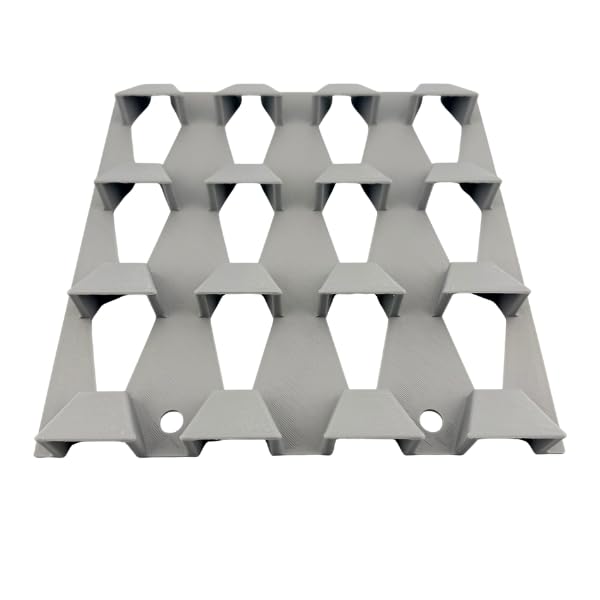 Radiation X-Ray Badge Holder 16 Slot Dosimeter Board | Wall-Mount ID Badge Rack for Labs & Imaging Centers | Made in USA