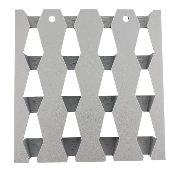 Radiation X-Ray Badge Holder 16 Slot Dosimeter Board | Wall-Mount ID Badge Rack for Labs & Imaging Centers | Made in USA