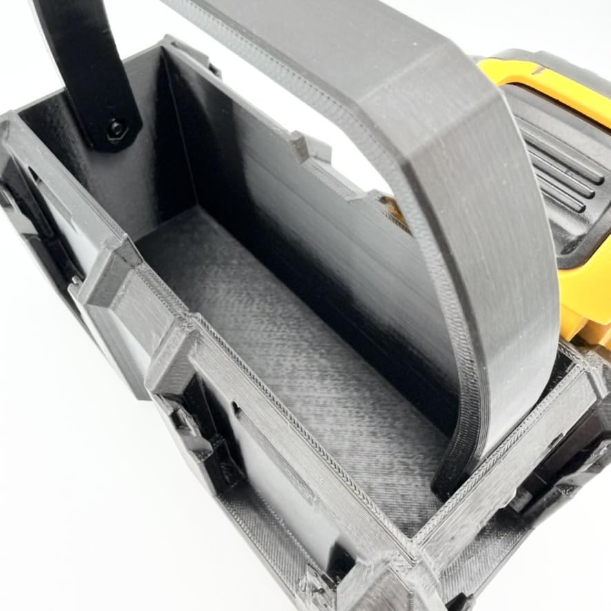 DeWalt Battery Organizer Carrier, Holds 6 20V MAX 60V XR FlexVolt PowerStack Batteries | Heavy Duty Engineered Polymer with Integrated Tray | Made in USA