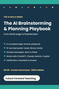 AI Brainstorming and Planning Playbook cover