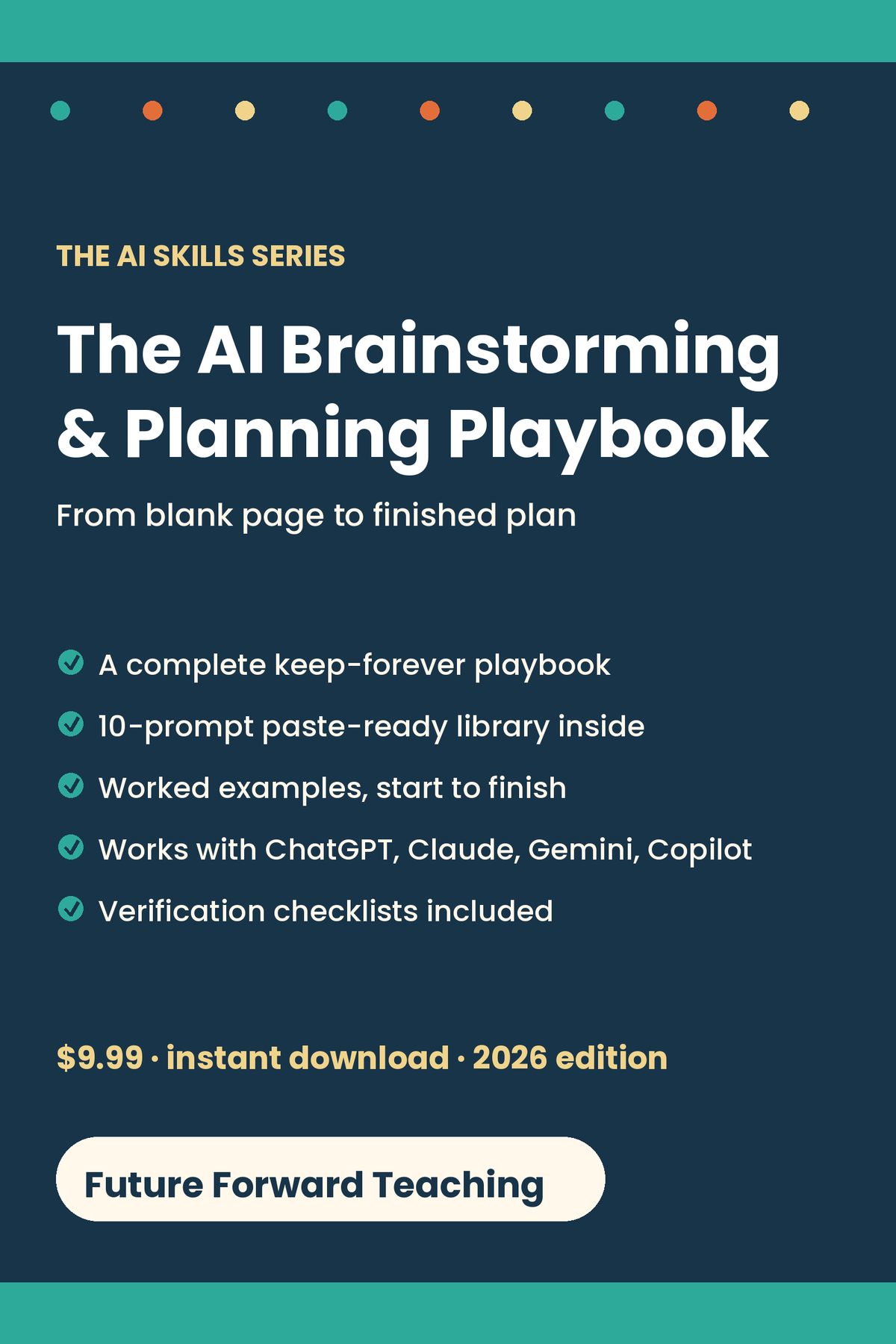AI Brainstorming and Planning Playbook cover