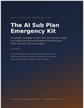 The AI Sub Plan Emergency Kit ebook cover