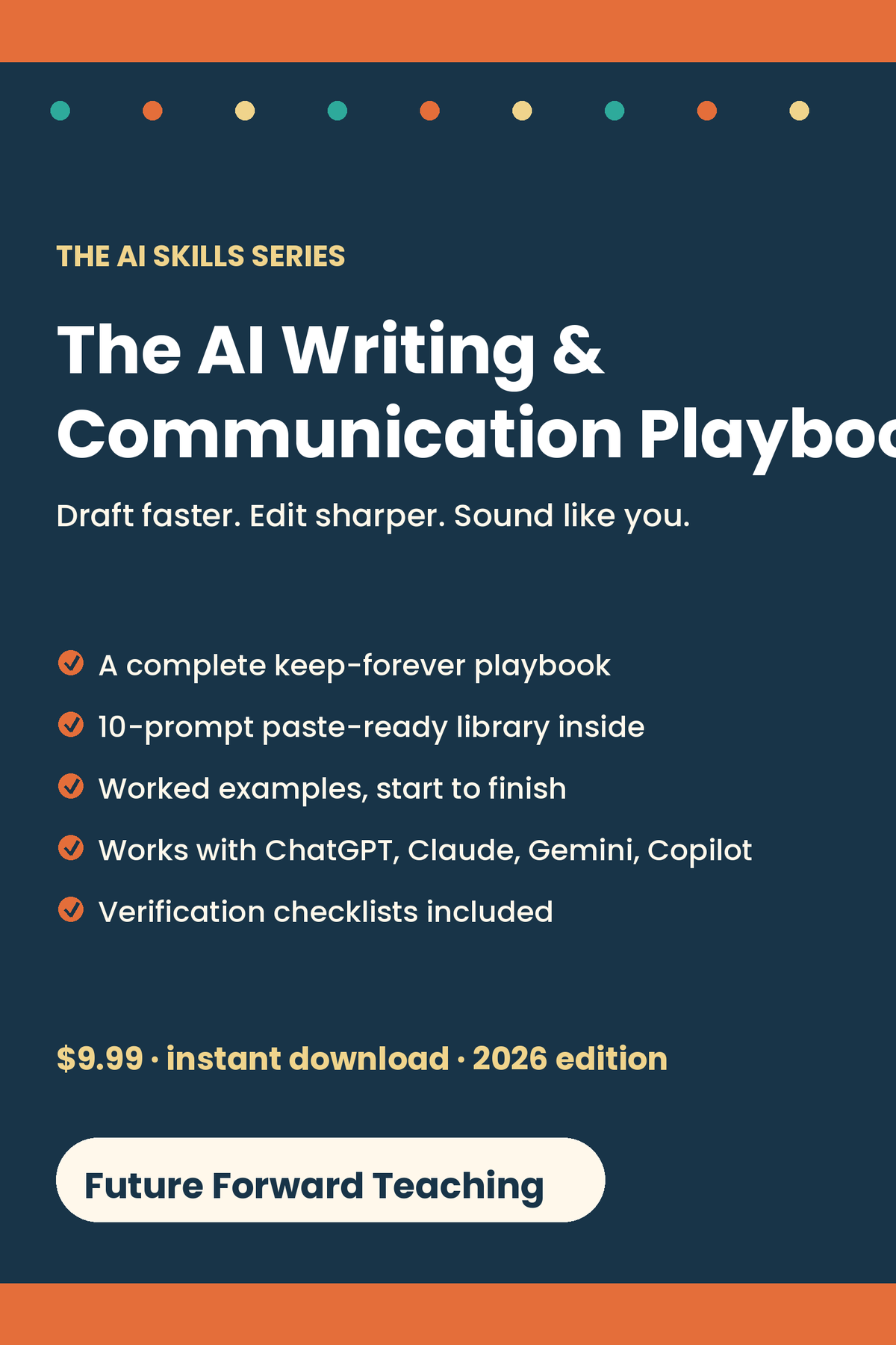 AI Writing and Communication Playbook cover
