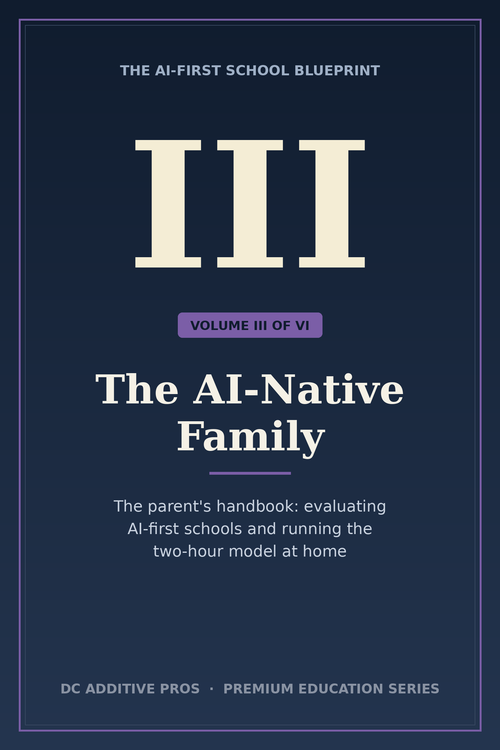 The AI-Native Family - Volume 3 of The AI-First School Blueprint premium education series