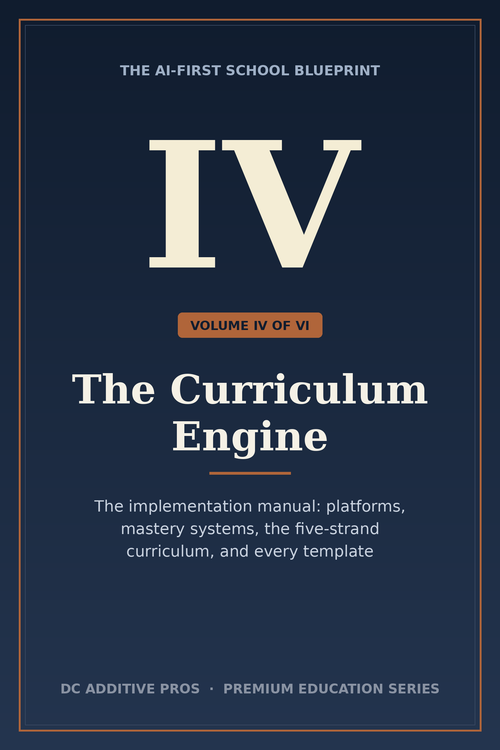 The Curriculum Engine - Volume 4 of The AI-First School Blueprint premium education series