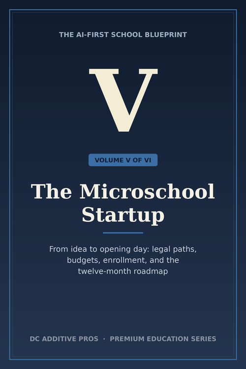 The Microschool Startup - Volume 5 of The AI-First School Blueprint premium education series