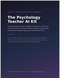 The Psychology Teacher AI Kit ebook cover