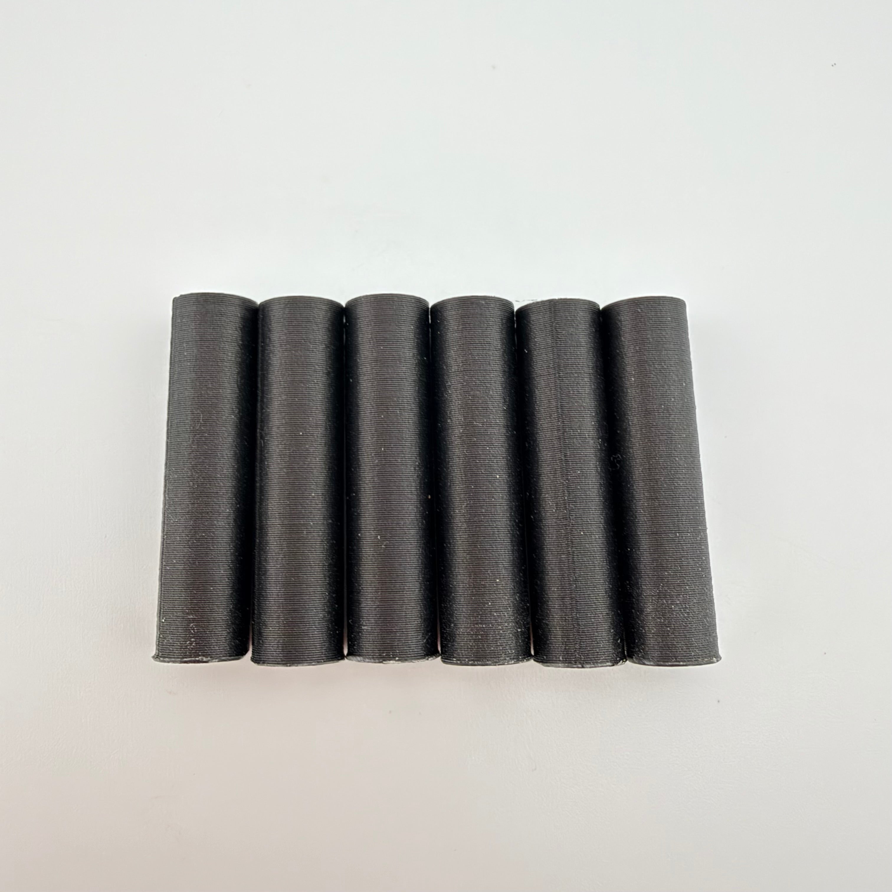 Carbon Fiber Round Tube Standoff Spacer 6-Pack — 8.5mm OD x 5mm ID x 34.5mm | Made in USA