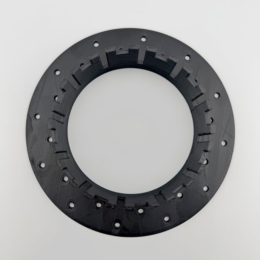 Clamp Collar Mounting Flange — Point Pod Compatible Pop-Up Outlet Mount, Custom Diameters, Made in USA