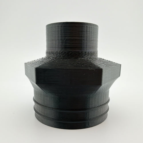 ABS Dust Hose Adapter 36mm Class to 1-1/4 Shop Vac Cuff Hex Grip USA