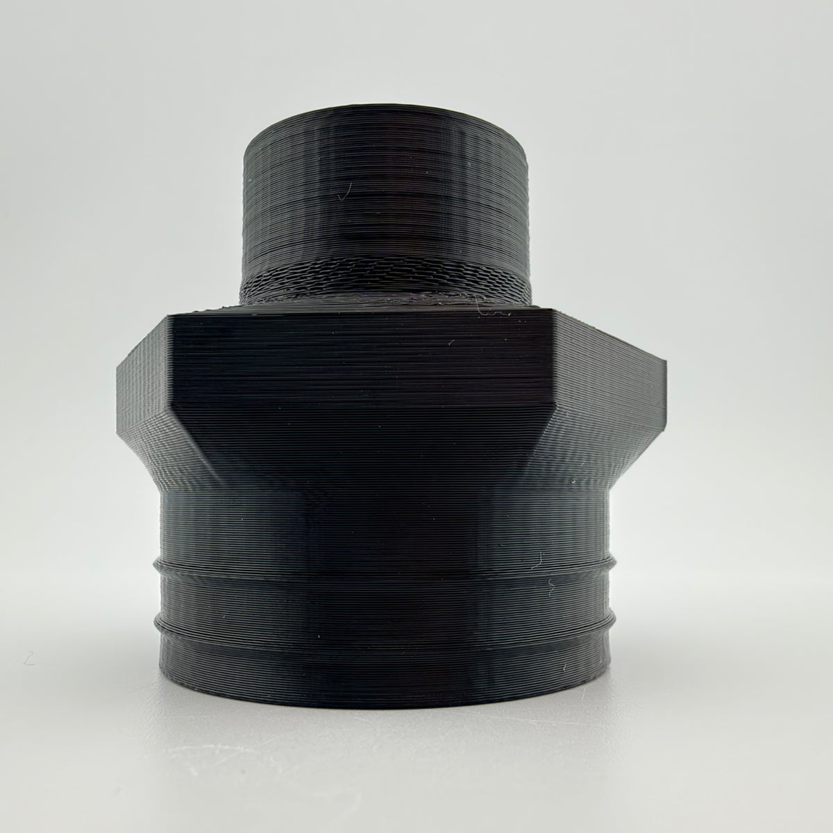 ABS Dust Hose Adapter 36mm Class to 1-1/4 Shop Vac Cuff Hex Grip USA