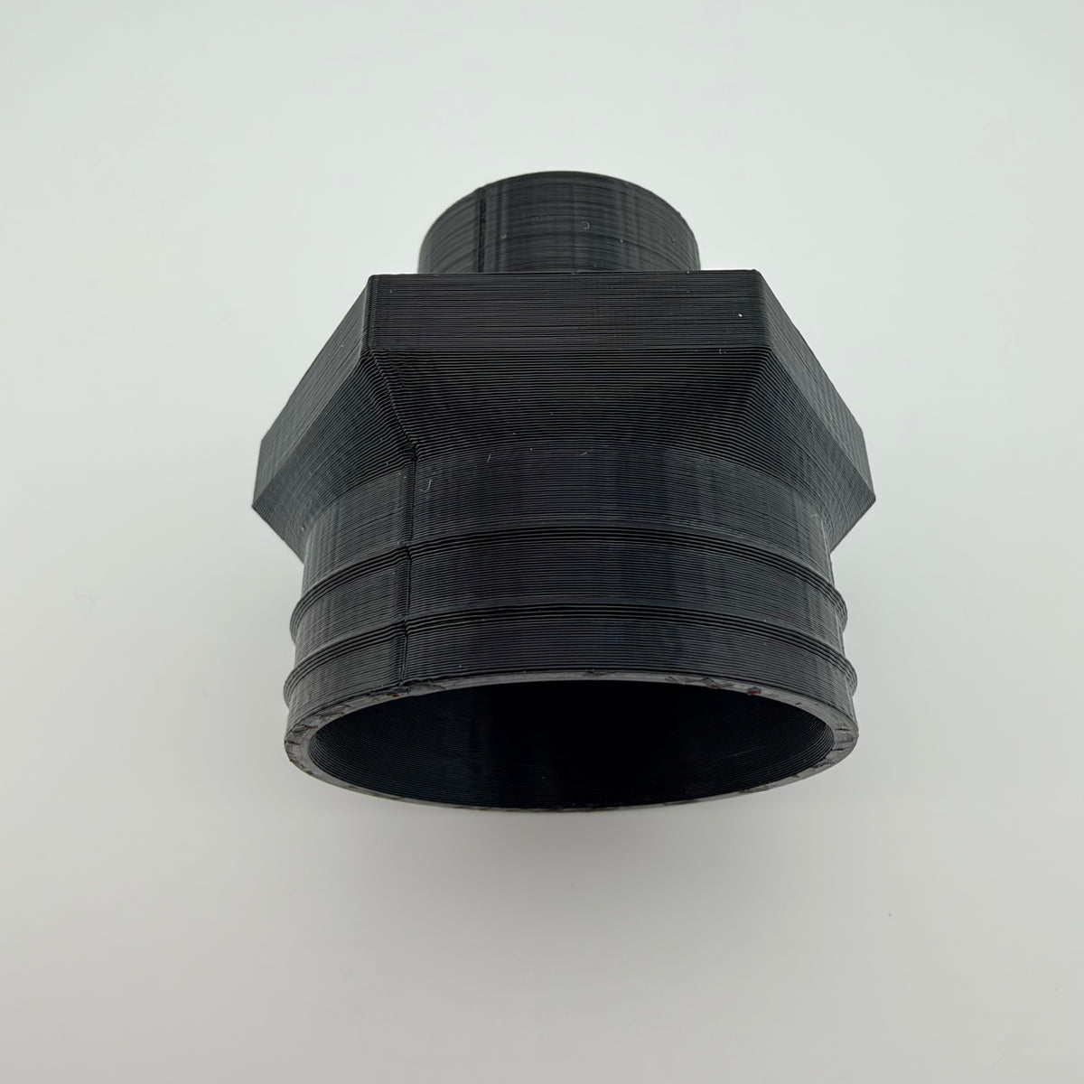 ABS Dust Hose Adapter 36mm Class to 1-1/4 Shop Vac Cuff Hex Grip USA