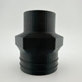 ABS Dust Hose Adapter 27mm Class to 1-1/4 Shop Vac Cuff Hex Grip USA