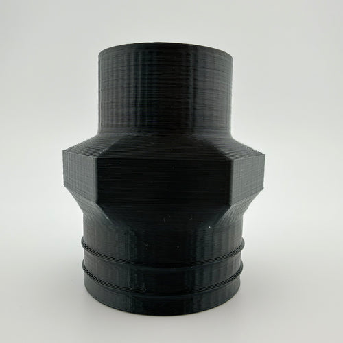 ABS Dust Hose Adapter 27mm Class to 1-1/4 Shop Vac Cuff Hex Grip USA