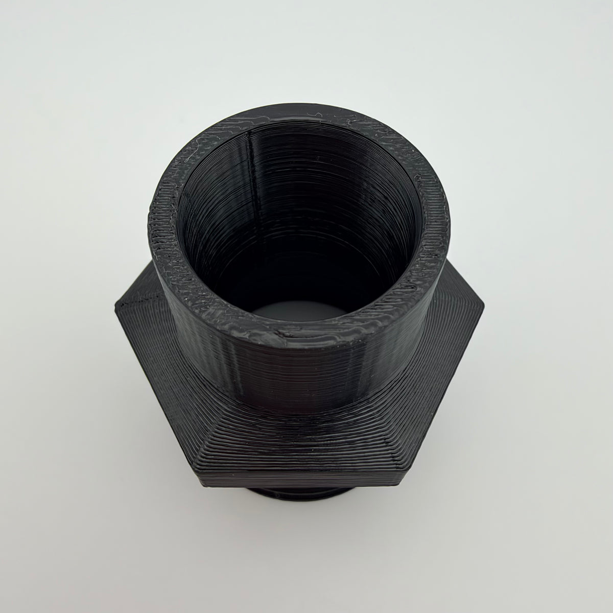 ABS Dust Hose Adapter 27mm Class to 1-1/4 Shop Vac Cuff Hex Grip USA