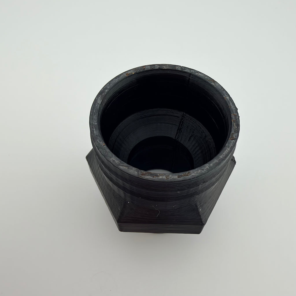 ABS Dust Hose Adapter 27mm Class to 1-1/4 Shop Vac Cuff Hex Grip USA