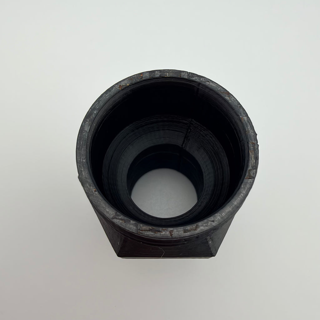 ABS Dust Hose Adapter 27mm Class to 1-1/4 Shop Vac Cuff Hex Grip USA