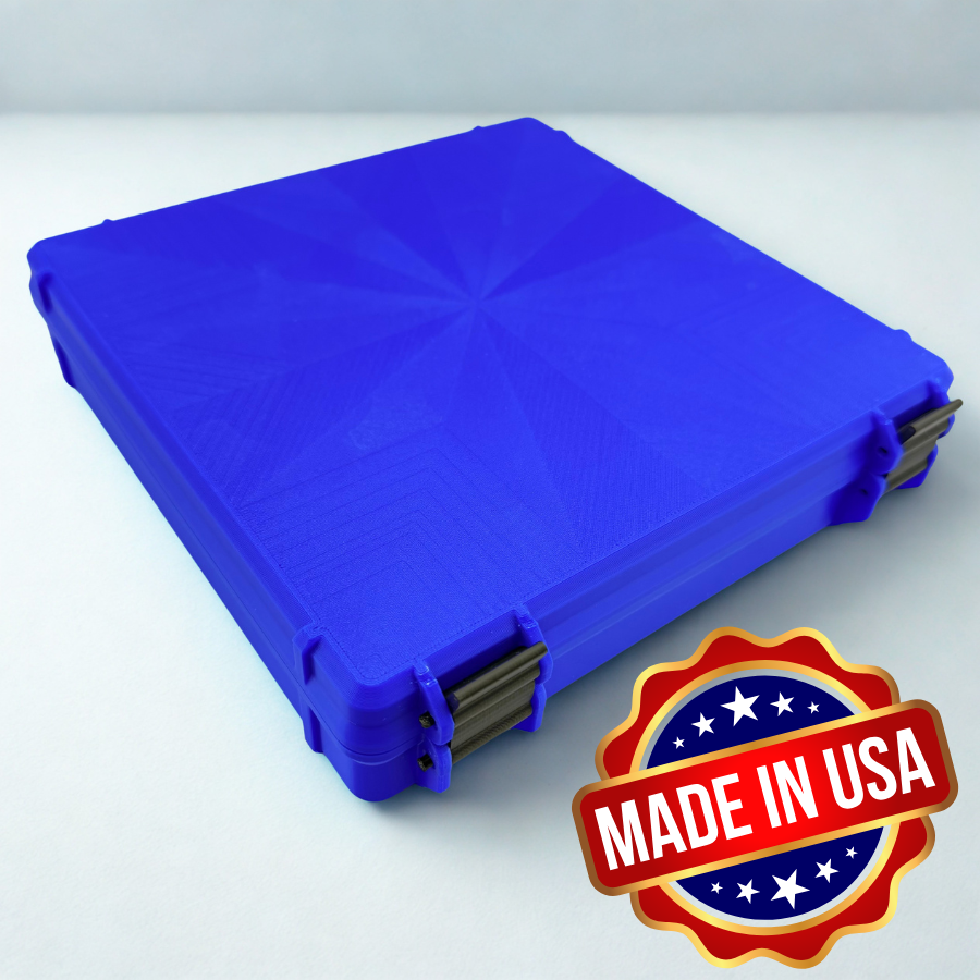 Peptide Vial Storage Case | 100-Slot Hard Shell Gasket Seal | USA Made