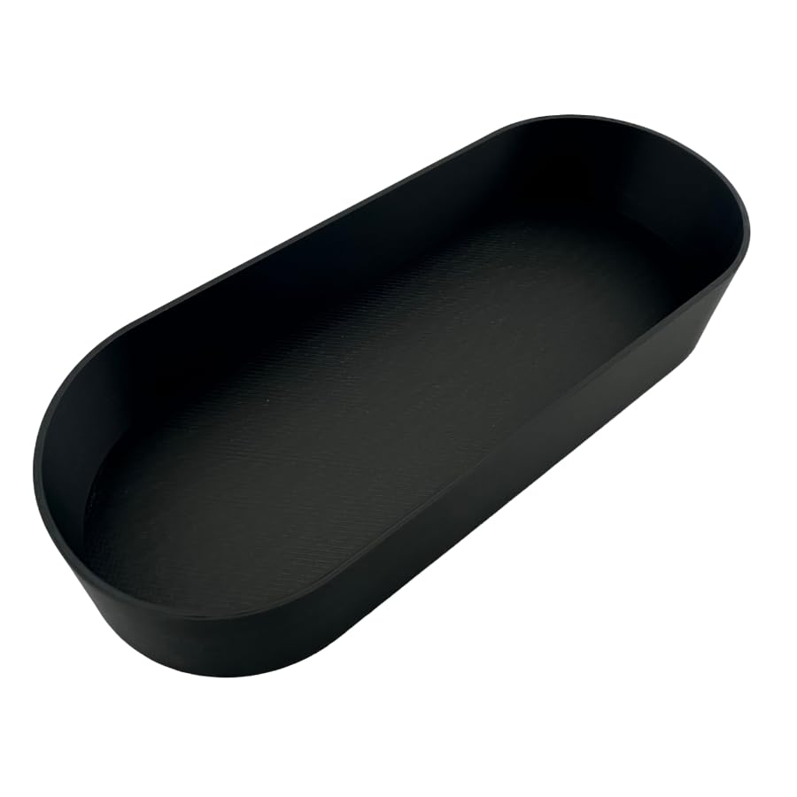 Dual Lens Dust Cover for Binocular Microscope Eyepieces, One-Piece Eyepiece Protector, Fits Up to 110 x 43 x 18 mm, Black
