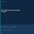 DC Contractor Procurement Tracker digital download cover