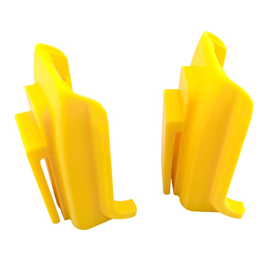 DeWalt 20V MAX Battery Belt Clip Holder 2-Pack Compatible with 60V XR FlexVolt PowerStack, Yellow | Made in USA
