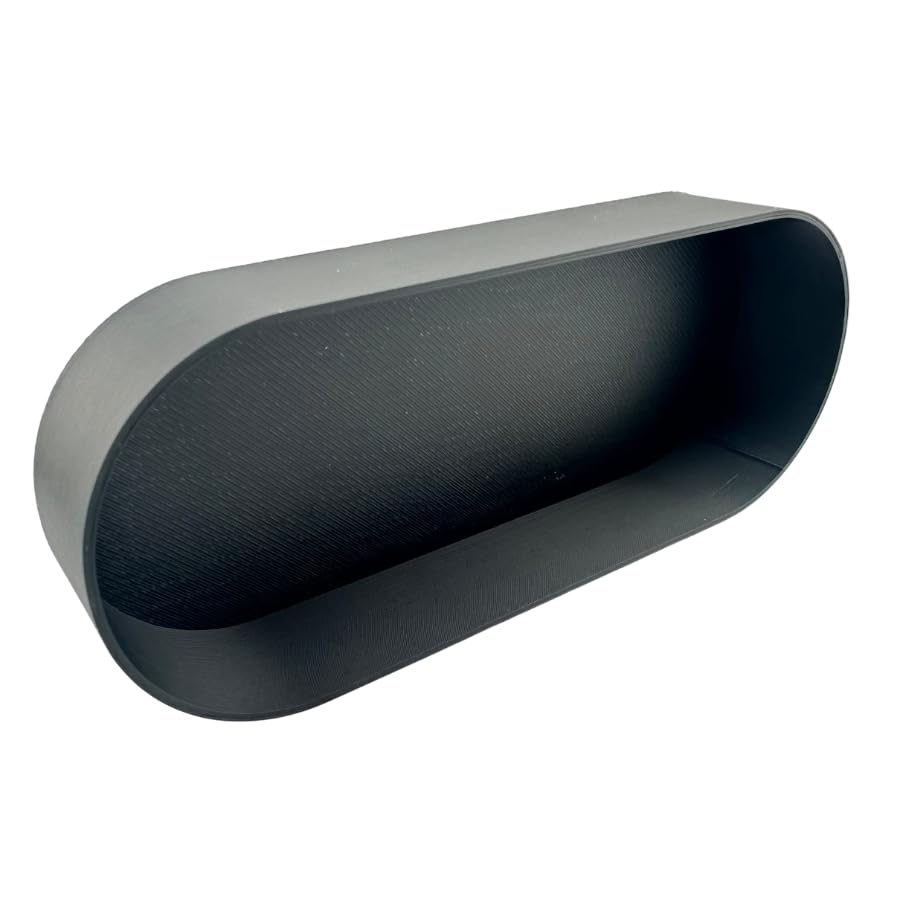 Dual Lens Dust Cover for Binocular Microscope Eyepieces, One-Piece Eyepiece Protector, Fits Up to 110 x 43 x 18 mm, Black