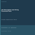 Job Description and Hiring Scorecard Pack digital download cover