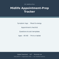 Midlife Appointment-Prep Tracker digital download cover