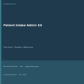 Patient Intake Admin Kit digital download cover