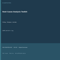Root cause analysis template cover - 5 whys fishbone CAPA square