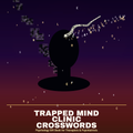 Trapped Mind Clinic Crosswords cover - Christmas gift for therapists fillable PDF
